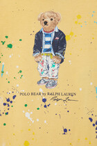 Yellow Bear Print Romper